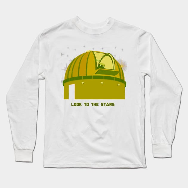 At the Stars Long Sleeve T-Shirt by sketchart